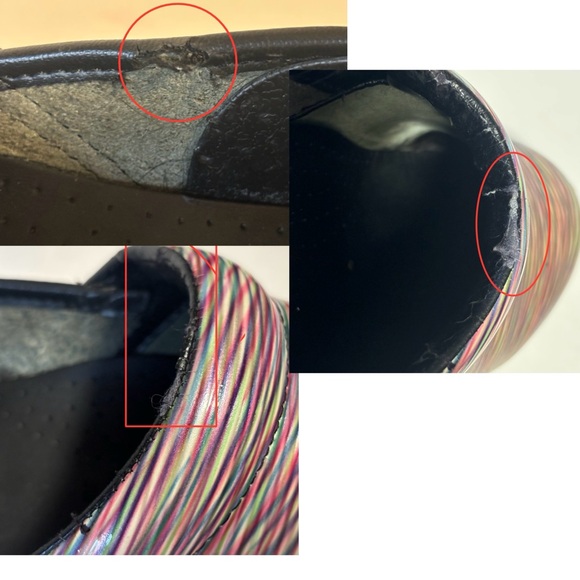 dansko 39 professional style stripe clog shoe multi-color pre-owned - Picture 12 of 13